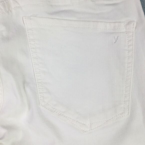 Yummie Mid Rise Bootcut Jeans Womens Sz 29 Slimming Tummy Control White JY7-016 - Picture 6 of 11